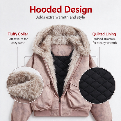 Casual Cotton Loose Streetwear Jacket Men's thick, loose, comfortable hooded warm jacket, casual top Stylish Menswear Coat
