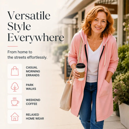 Limited Time Deal: Women’s Casual Zip-Up Hoodies