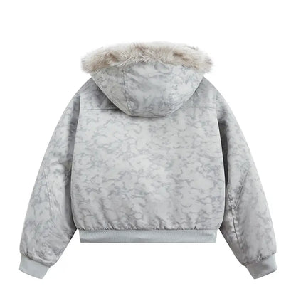 Casual Cotton Loose Streetwear Jacket Men's thick, loose, comfortable hooded warm jacket, casual top Stylish Menswear Coat