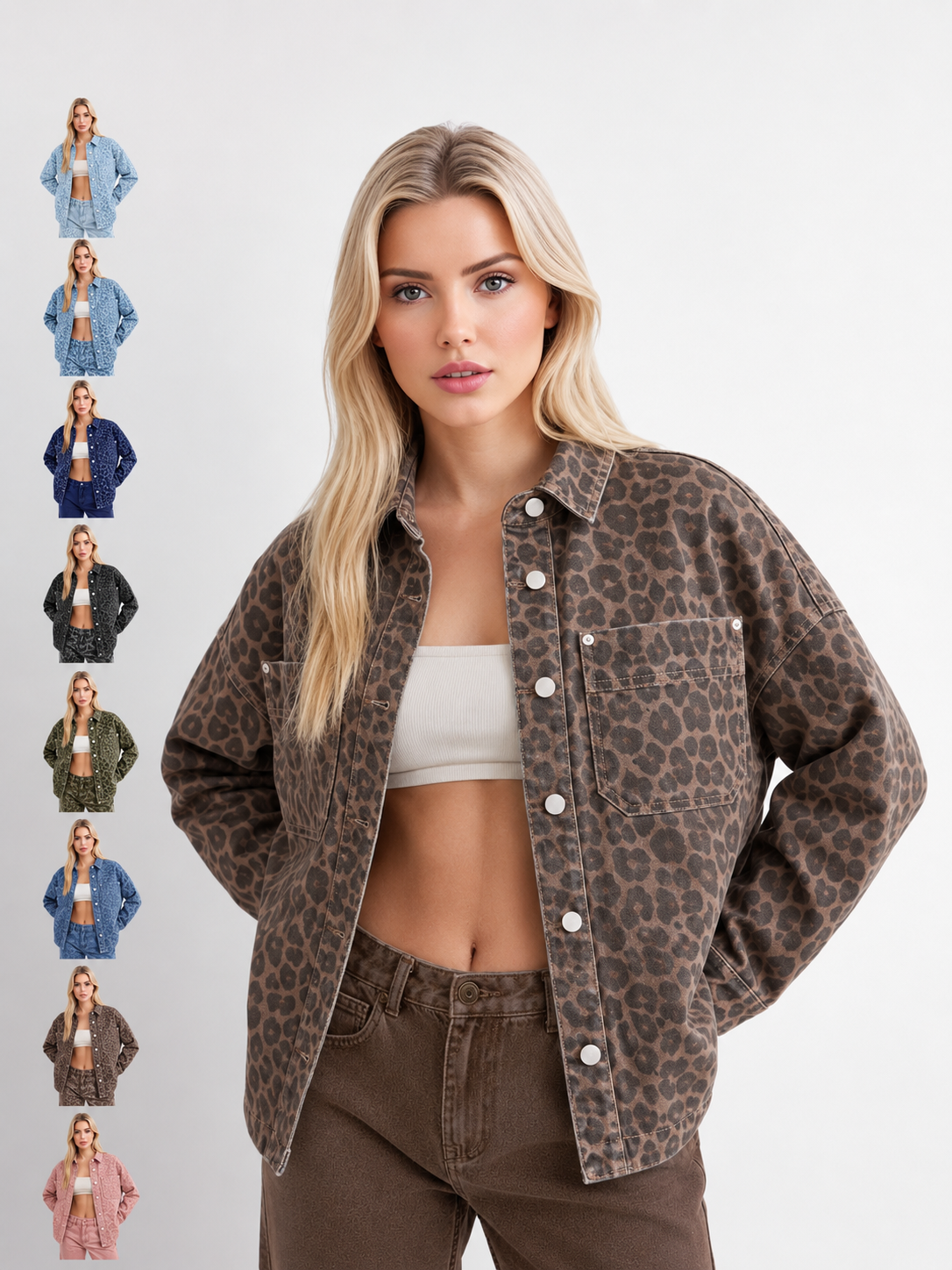 Long Sleeve Denim Jacket for Women
