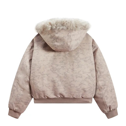 Casual Cotton Loose Streetwear Jacket Men's thick, loose, comfortable hooded warm jacket, casual top Stylish Menswear Coat
