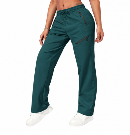 Women's Casual Athletic Pants with Zipper Pockets