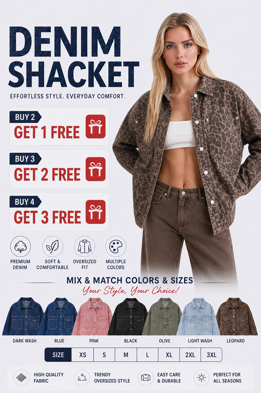 Long Sleeve Denim Jacket for Women