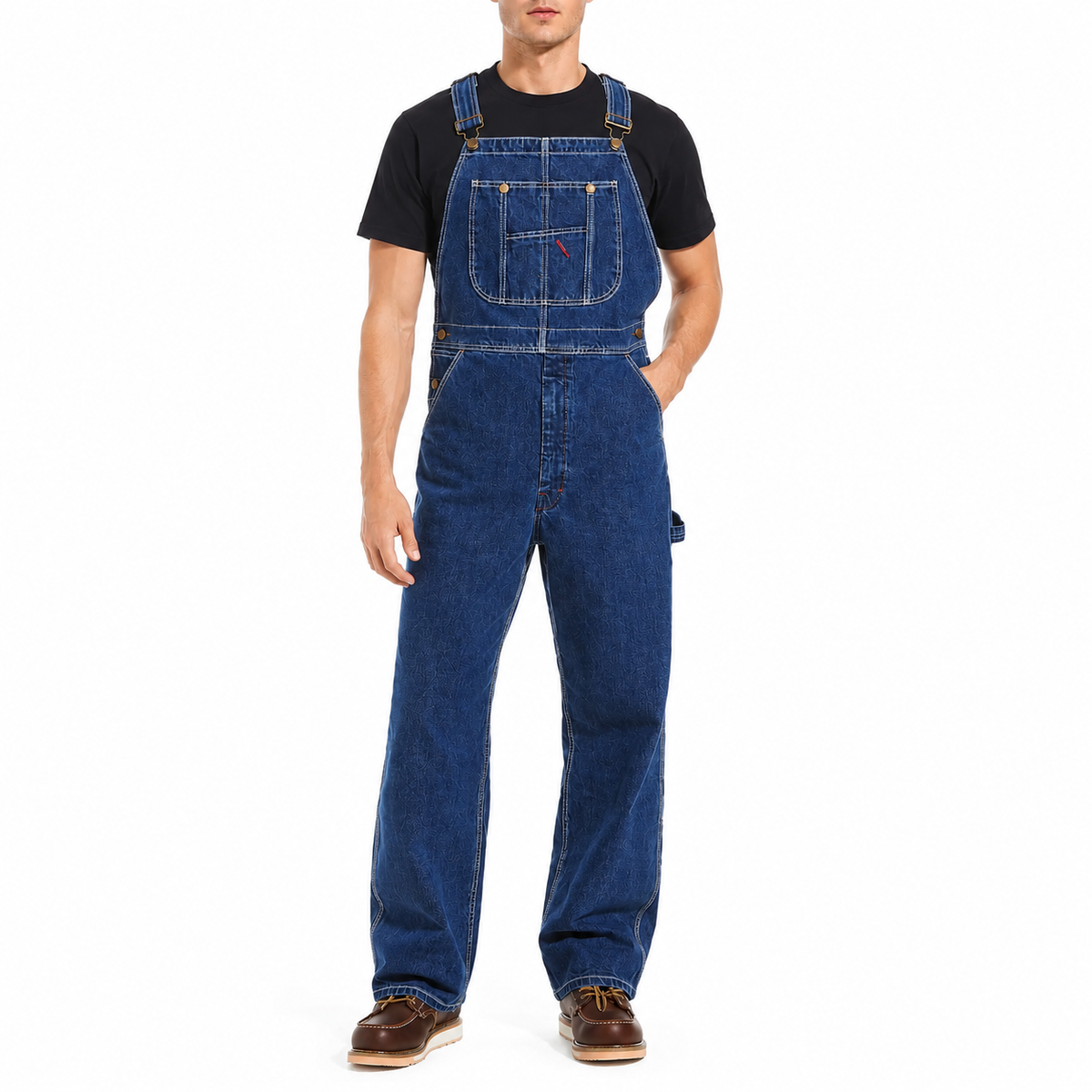 💝💝Last Day Promotion🔥Men's Denim Bib Overalls,  Workwear with Adjustable Straps and Convenient Tool Pockets