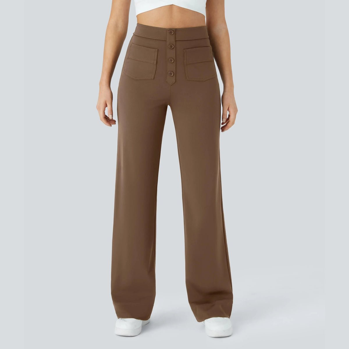 Women's Casual High Waist Stretch Pants