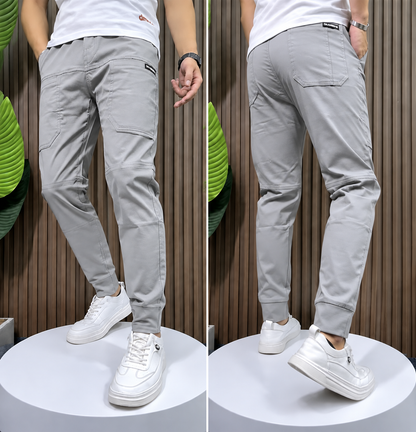 Men's High Stretch Multi-pocket Skinny Cargo Pants