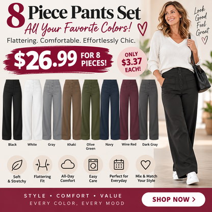 Women's Casual High Waist Stretch Pants