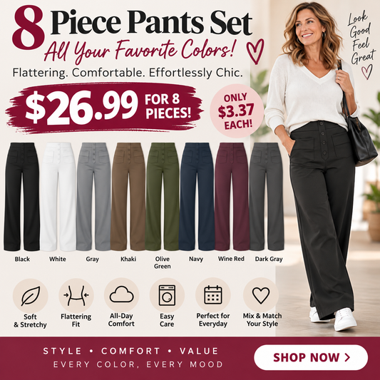 Women's Casual High Waist Stretch Pants