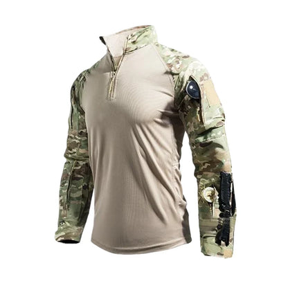 Built Tough, Moves Easy | Men's Multi-Pocket Quarter-Zip Tactical Top