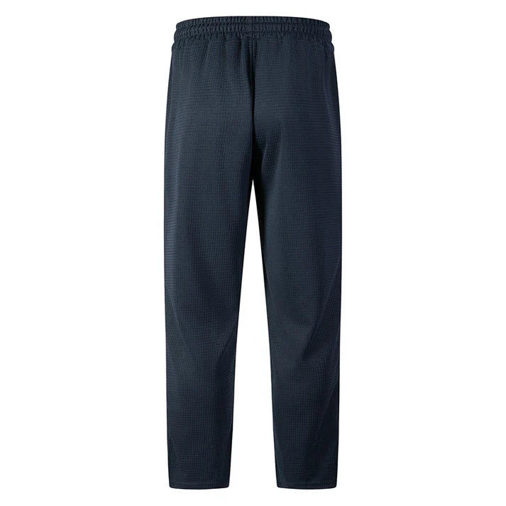 👖 Pull On & Go | Men's Waffle-Knit Drawstring Straight-Leg Pants